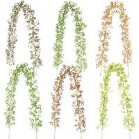 Tanaman Rambat Bunga Baby's Breath Plastik Buatan, Ukuran Ekstra Besar, Dekorasi Pernikahan Luar Ruangan, Buatan China, Cetakan Injeksi, Tanaman Hijau