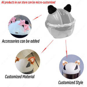 Motocross kayak bisiklet Moto kask uzun şerit yaylar ile yeni durum temel motosiklet aksesuarları - Product Image 4