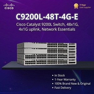 สวิตช์เครือข่ายกิกะบิตอีเธอร์เน็ต New C9200L-48T-4G-E 48 พอร์ต POE QoS VLAN มีสินค้าในสต็อก - Product Image 5