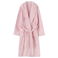 Chemise de nuit longue en flanelle épaisse pour Couple, peignoir Simple et confortable de couleur unie