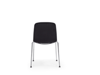 Cadre métallique moderne pour visiteurs, chaise de bureau à domicile en PP bon marché