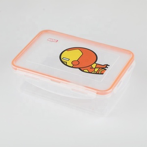 Lots de liquidation : Contenants alimentaires en <span class=keywords><strong>plastique</strong></span> écologiques à motifs de dessins animés avec couvercle, compatibles micro-ondes, étanches, organisateurs de réfrigérateur - Product Image 6