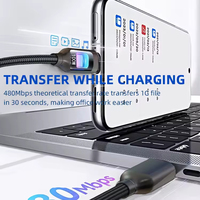 Cable USB C-L de Carga Rápida PD de 60W 100W con Aleación de Zinc para iPhone 15 Pro Max/16/17, Impresora y Computadora (Venta al Por Mayor)