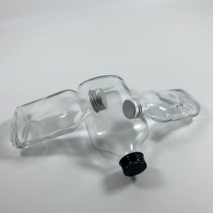 Mới được thiết kế 50ml 100ml 200ml thủy tinh chai rượu vang nước giải khát nước trái cây con dấu bao bì OEM chai thủy tinh - Product Image 4