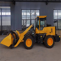 ZL-946 mesin bantalan pompa Gearbox PLC-Log Backhoe Loader ujung depan Diesel Mini 4 roda efisien