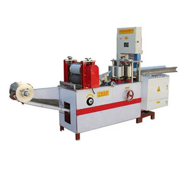 Máquina de fabricación de papel tisú a escala comercial, máquina plegable de servilletas, máquina de fabricación de papel tisú