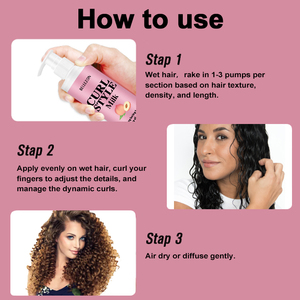 Produits pour les <span class=keywords><strong>cheveux</strong></span> <span class=keywords><strong>bouclés</strong></span> au <span class=keywords><strong>lait</strong></span> Style Curl Activateur de boucles Lotion pour les <span class=keywords><strong>cheveux</strong></span> <span class=keywords><strong>bouclés</strong></span> - Product Image 5