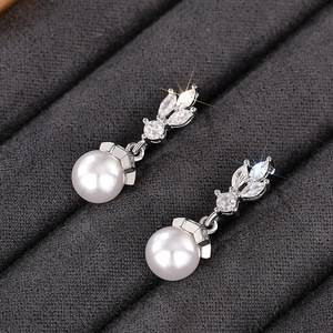Boucles d'oreilles pendantes géométriques en forme de marquise pour femmes, bijoux élégants de style princesse pour tous les jours - Product Image 6