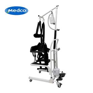 Lève-personne hydraulique XFL-QX-YW03 avec chaise-cuvette amovible pour transfert au lit et sous la douche, équipement de réadaptation - Product Image 5