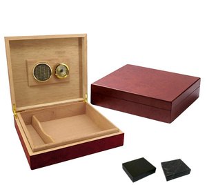 Usinage CNC sur mesure en noyer noir pour humidificateurs à cigares haut de gamme et rangements d'accessoires de fumage de luxe - Product Image 1