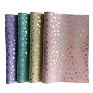 نمط ندفة الثلج المطبوعة بالليزر عاكس اصطناعي لحفلات عيد الميلاد التنجيد المجسم بو الجلود فو - Product Image 4