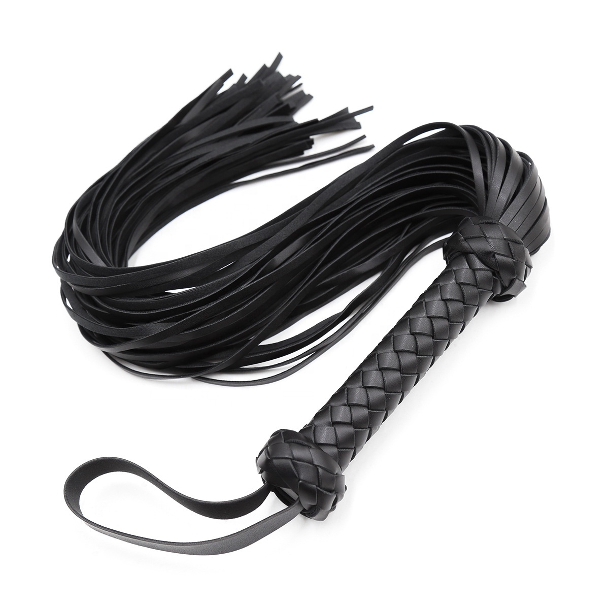 Pwshymi Fouet Flogger Fouet à Pompon En Cuir PU Pour Couple, Jeu De