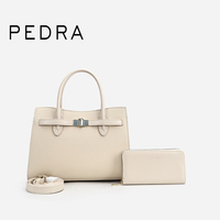 PEDRA Fabrikdirektverkauf Modische Damen Umhängetasche PU Handtasche Geldbörsen und Taschen