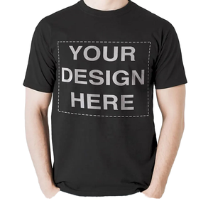 Camisetas Gráficas Unisex de Alta Calidad 100% Algodón de EE. UU., Tallas Grandes y Altas, con Logotipo Personalizado Estampado para Hombre, Diseño Sólido - Product Image 3