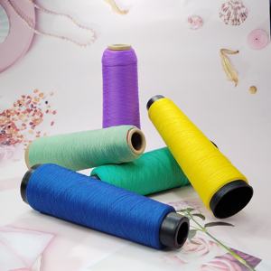 Fil POY 100% Nylon/Polyester de Haute Qualité Teint en Masse 75D/100D/150D/300D Haute Extensibilité pour Tissage, Tricot et Couture, Haute Ténacité - Product Image 3