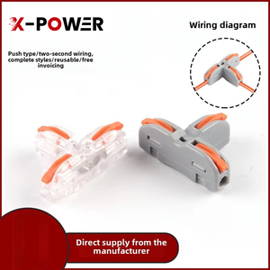 T-üç yollu tip USB hızlı bağlantı 1 <span class=keywords><strong>2</strong></span> klip Splitter FDD pirinç Crimper kablo Terminal bloğu kablo pabuçları bakır konektörler - Product Image 6