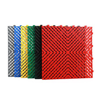 Dalles de sol de gymnase en PVC écologiques de couleur personnalisée, à emboîtement, avec drainage ventilé, surface antidérapante, épaisseur 20 mm, usage commercial
