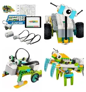 โปรแกรมSTEMหุ่นยนต์ของเล่น 45300 DIYบล็อกชุดอิเล็กทรอนิกส์ชุดของเล่นWEDO 2.0