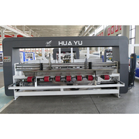 Machine à plier et à coller à deux points pour carton ondulé, machine à plier et à coller pour carton, ligne de production d'emballages en carton
