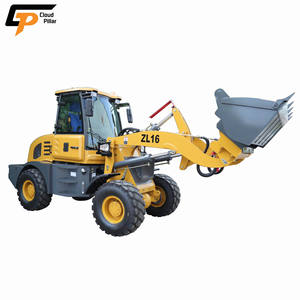 Konstruksi Cina baru 4 roda penggerak <span class=keywords><strong>Zl</strong></span> <span class=keywords><strong>15</strong></span> Euro5 Micro 1.5t roda <span class=keywords><strong>Mini</strong></span> pemuat depan akhir dengan sertifikat Ce - Product Image 1