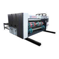 Nouvelle boîte en carton ondulé à entraînement par chaîne pour machine de découpe et d'impression semi-automatique 60 pièces/min