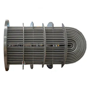 Factory Directly Sale Stainless steel shell and tube heat exchanger for chiller