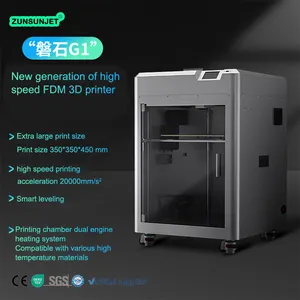 Imprimante 3D ZUNSUNJET Pla Filament 1.75 Extrudeuse Imprimante 3D haute vitesse de haute qualité