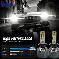 Lámpara Delantera para Auto IKAS Factory 360W 60000LM, Chip 5080 LED, Faro Delantero para Auto H1 H3 H7 H11 9005 9006 9012, Bombilla LED para Auto