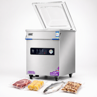 Machine de mise sous vide électrique automatique 400TD, commerciale, pour l'emballage alimentaire, les sachets et les emballages en feuille d'aluminium