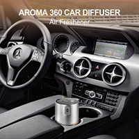 Diffuseur d'huiles essentielles portable de luxe, sans fil, USB, pour la maison, mini, sans eau, pour voiture et hôtel