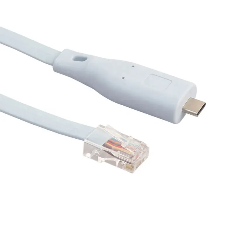 Câble USB Type C vers RJ45 FTDI RS232, 2 m/6ft, avec puce FTDI, pour Console, pc portable, compatible avec mac-book