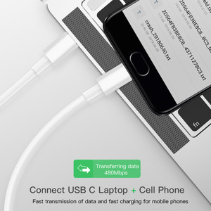 Cable de Carga EONLINE Tipo C a USB C de 20W 100W 27W 1M 2M para Samsung, Carga Rápida PD de 60W, QC 3.0 - Product Image 2