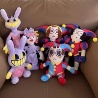 HY2 chaud l'incroyable numérique cirque en peluche Jax Pomni peluche décorations de fête carnaval fête d'anniversaire faveurs