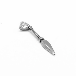 yunnique Stainless Steel Spike Pendant <b>Necklace</b> For Men Geometric Design Fashion Jewelry - Product Image 4