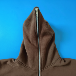 Veste personnalisée à imprimé bouffant pour hommes, sweat à capuche avec fermeture éclair, sweats à capuche brodés, vestes à capuche à fermeture éclair à manches longues - Product Image 1