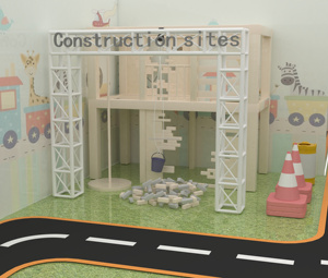 Equipo de Juegos Interior para Niños con Diseño de Estación de Bomberos, Estándar ASTM, para <span class=keywords><strong>Centros</strong></span> Educativos, con Uniformes y Accesorios para Juegos de Rol - Product Image 4
