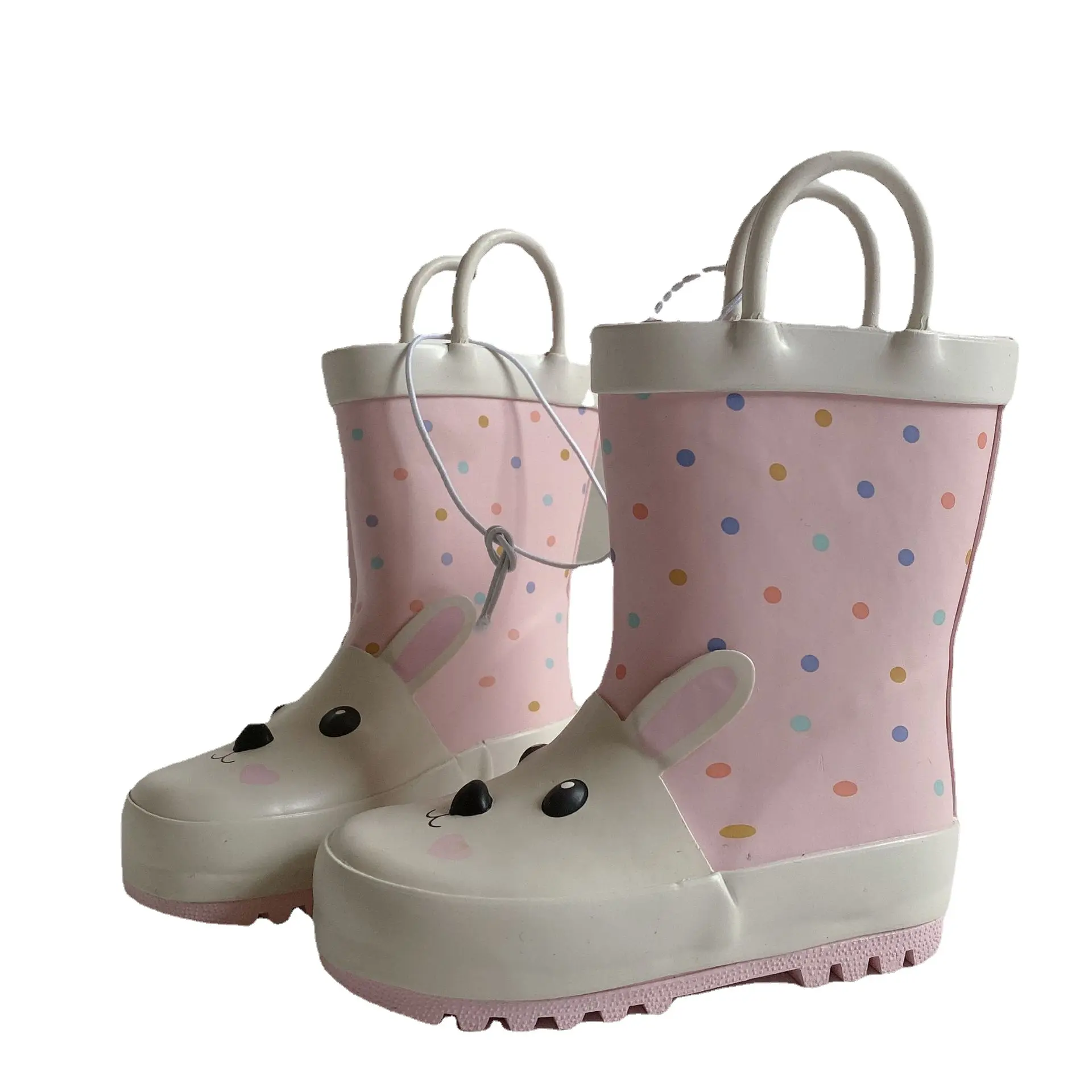Hot selling cheap custom Children's rubber cute waterproof non slip small size safety rain boots