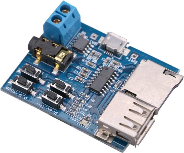 Factory Outlet Non-Destructive MP3 Decoding Board With Self-Powered TF Card U Disk Decoded Player Module