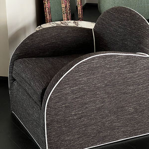 <span class=keywords><strong>Fauteuil</strong></span> de détente individuel nordique fait main en <span class=keywords><strong>tissu</strong></span> <span class=keywords><strong>gris</strong></span> moderne, chaise de luxe pour salle à manger et hôtel - Product Image 3