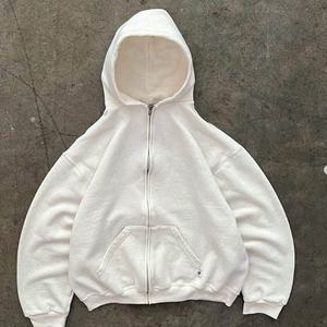 Sweat-shirt pour homme en coton 100% de qualité supérieure, vintage, délavé à l'acide, surdimensionné, 480 g/m², lourd, uni, délavé - Product Image 3