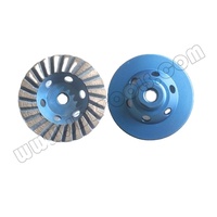 Outils abrasifs JDK, meule diamantée en forme de coupe, 100 mm, 4 pouces, à liaison métallique pour le granit