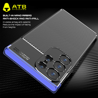 Housse de téléphone micro givrée anti-empreintes digitales ATB antichoc pour étui de téléphone portable Samsung