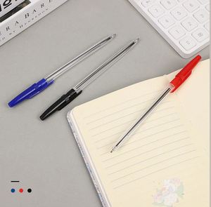 Bolígrafo de punta redonda al por mayor, artículo de papelería de oficina, bolígrafo simple de plástico de 1.0 mm para estudiantes - Product Image 6