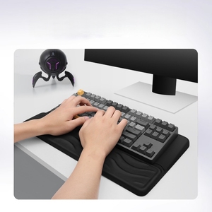 Repose-poignets <span class=keywords><strong>ergonomique</strong></span> en mousse à mémoire de forme MQ <span class=keywords><strong>pour</strong></span> <span class=keywords><strong>clavier</strong></span>, <span class=keywords><strong>support</strong></span> de poignet à rebond lent, coussin de souris, vente en gros <span class=keywords><strong>pour</strong></span> <span class=keywords><strong>clavier</strong></span> mécanique - Product Image 2