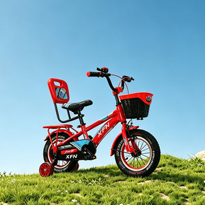 <span class=keywords><strong>Vélo</strong></span> Enfant 16 <span class=keywords><strong>Pouces</strong></span> Monovitesse à Vente Chaude avec Fourche en Acier, Frein à Câble et Roues d'Apprentissage - Product Image 1