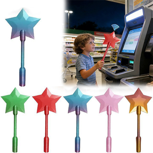 3D Printed Magic Wand Credit Card Holder Payment Portable Lightweight Star Wand Style Card Stand for Daily Use Novelty Gift - Product Image 1