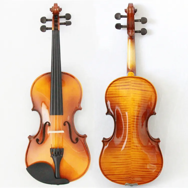 OEM CHINA Middle level 4/4 Solid Wood Violin Full Size Spruce Material Fiddle For Students Kids Adults Violin