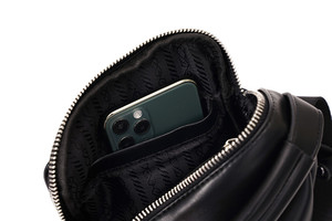 Borsa a <span class=keywords><strong>Tracolla</strong></span> Mini da <span class=keywords><strong>Uomo</strong></span> alla Moda, <span class=keywords><strong>Porta</strong></span> <span class=keywords><strong>Cellulare</strong></span> in Pelle PU con Logo Personalizzato - Product Image 6