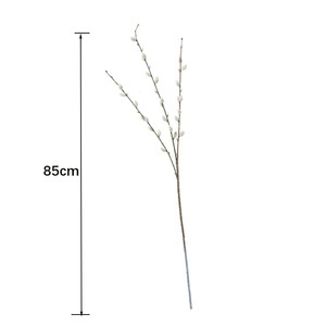 Flores secas de plástico de 33,46 \ "árbol de sauce Artificial <span class=keywords><strong>Salix</strong></span> Argyracea para decoración de fiesta de boda ocasiones de Acción de Gracias - Product Image 5