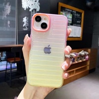 Coque de protection transparente multicolore en TPU et PC pour iPhone 11 12 13 14 15 16 17 18 Pro Max – Accessoire